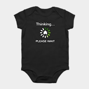 Analysis Paralysis Green Meeple Board Game Baby Bodysuit